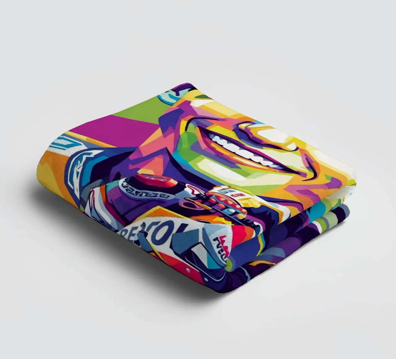 Marc Marquez smile towel by Hantamrata