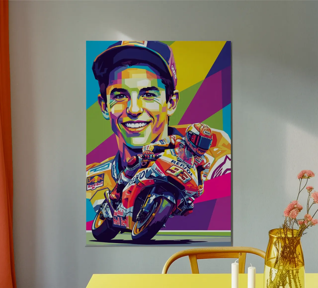 Marc Marquez smile hahnemühle by Hantamrata