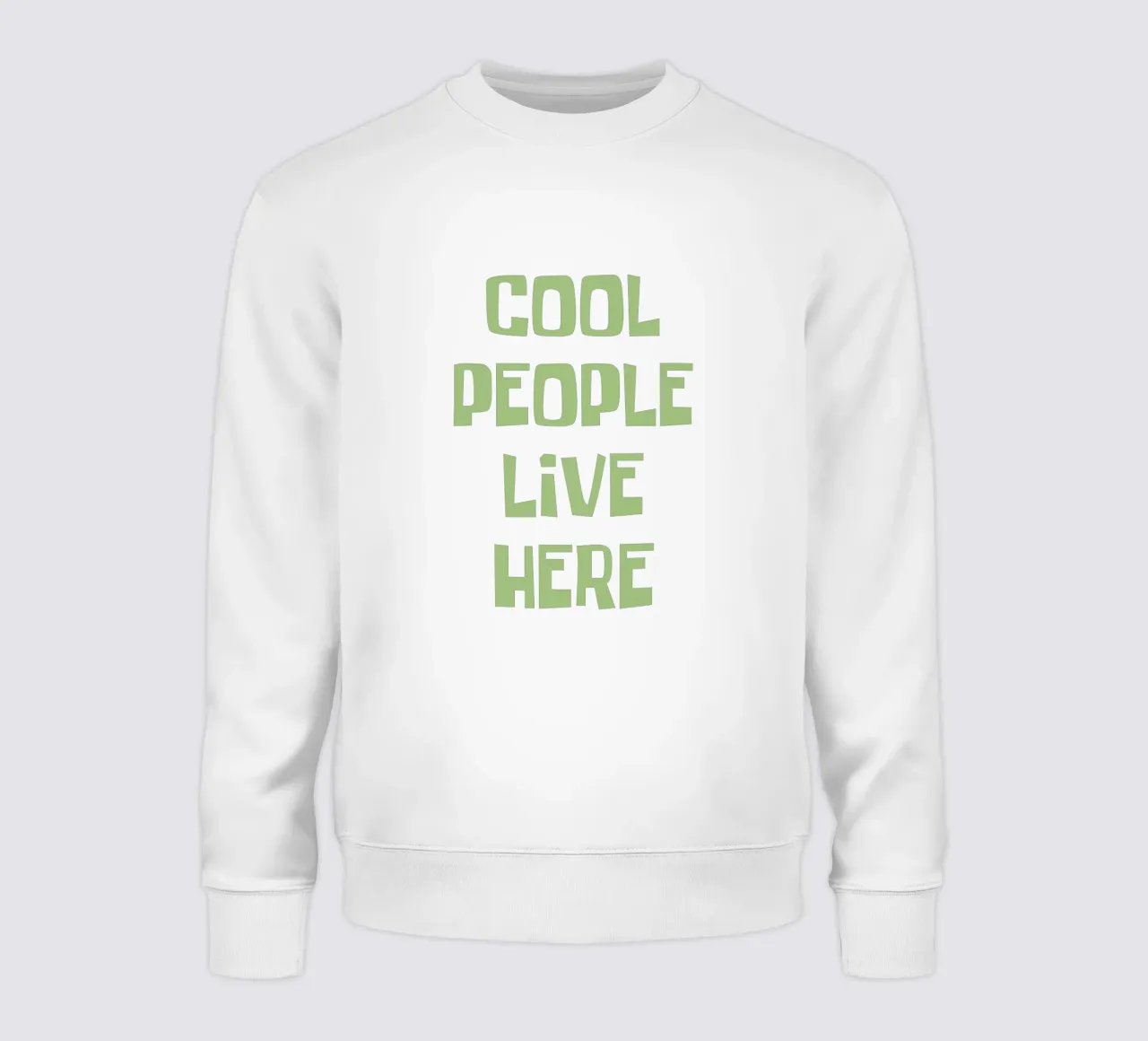 Qui vive gente in gamba felpa da Vintagrafica