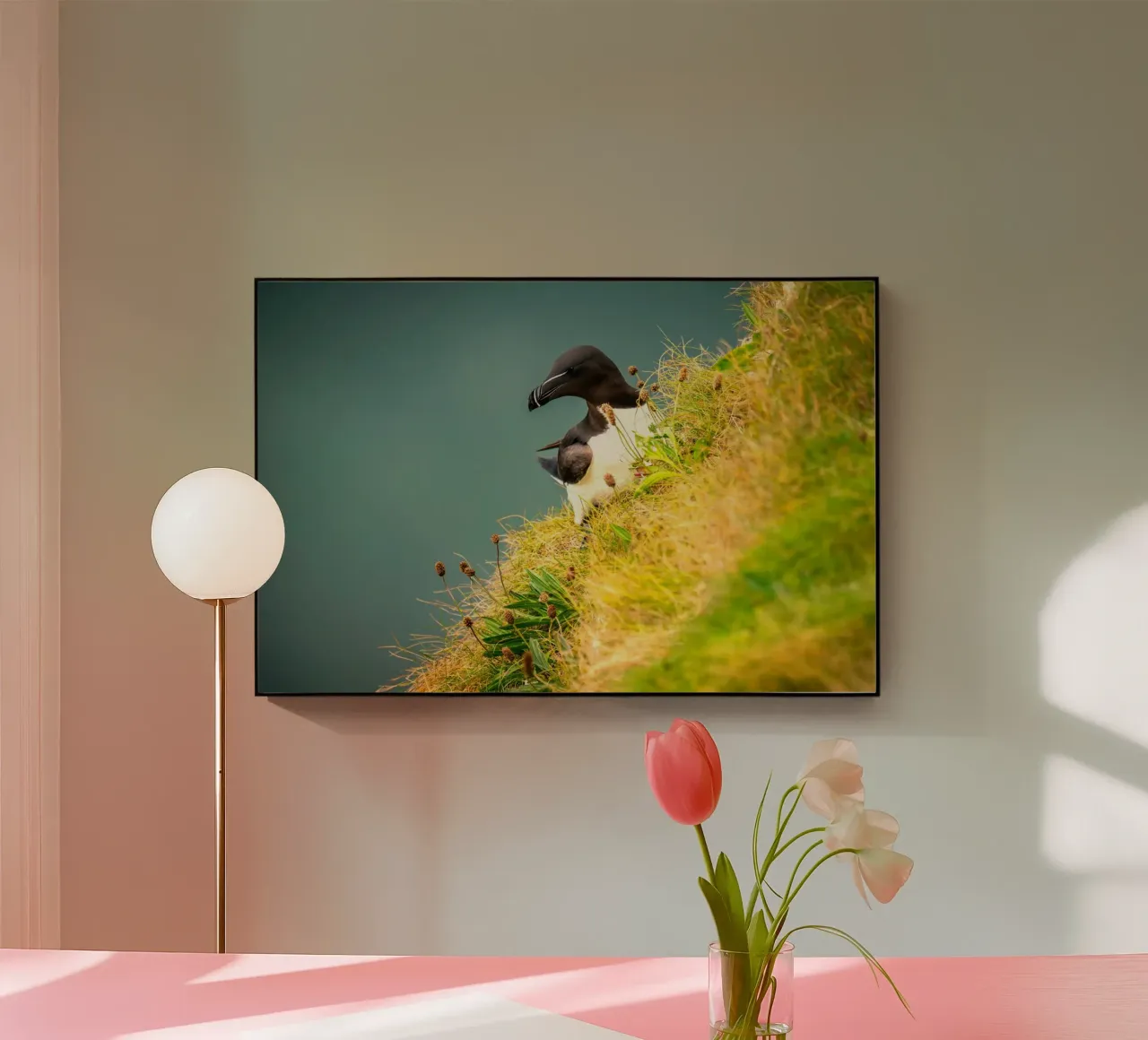 uccello erba plexiglass da Earthly Visions