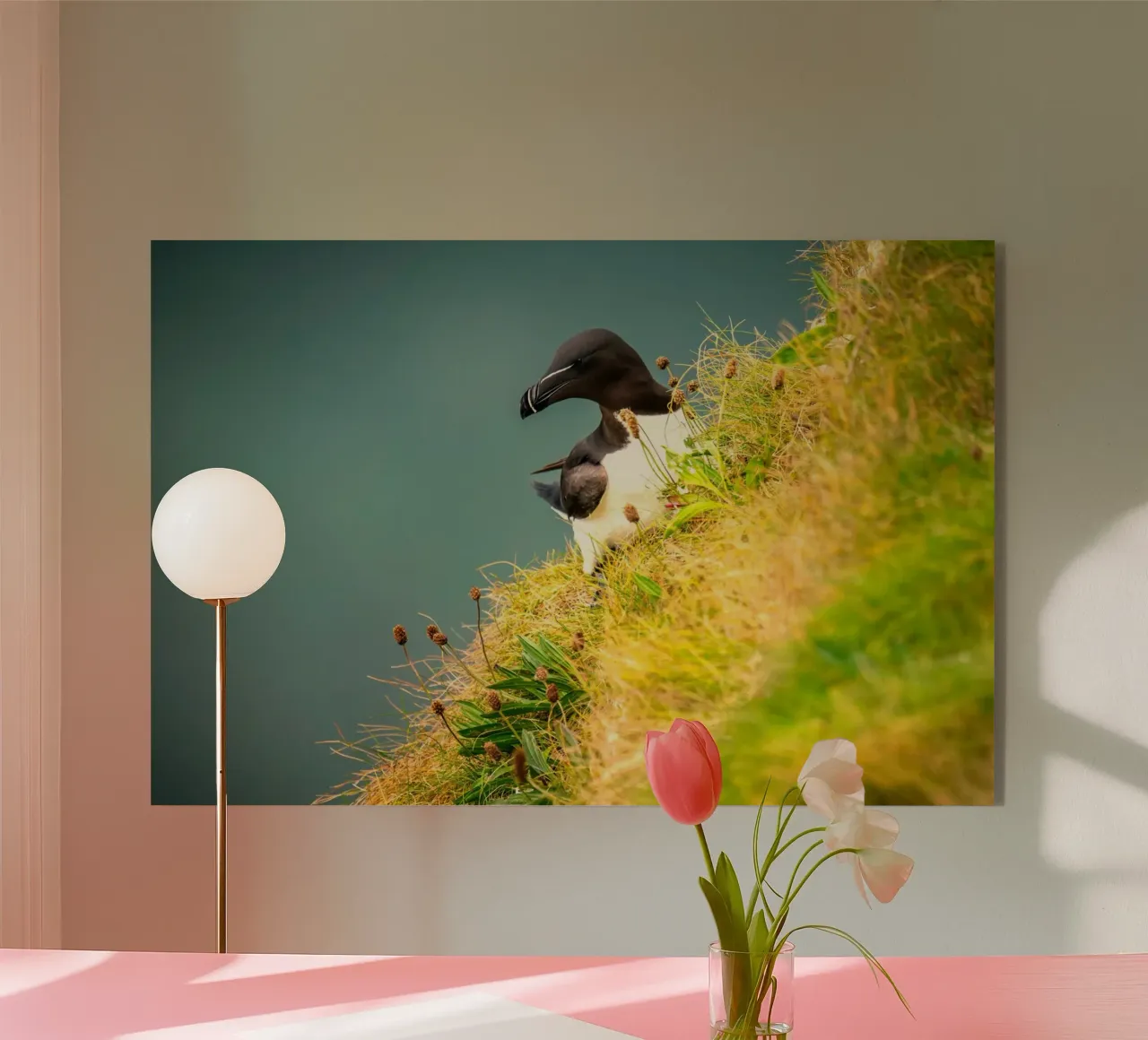 uccello erba plexiglass da Earthly Visions