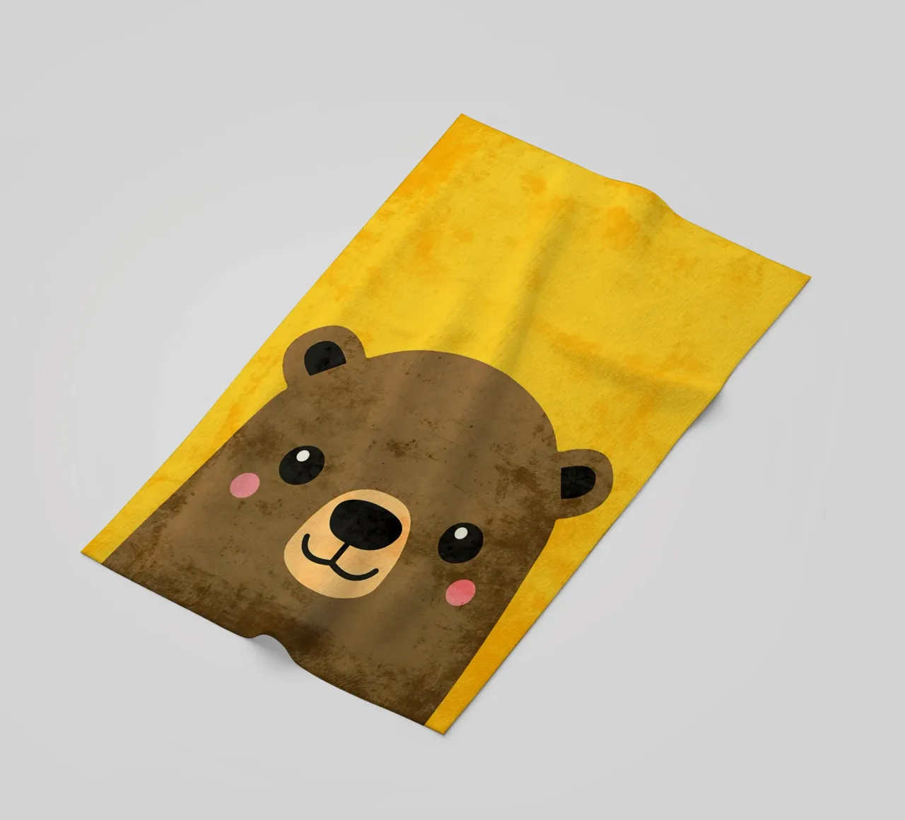 Orso dei cartoni animati telo mare da DavisStudio