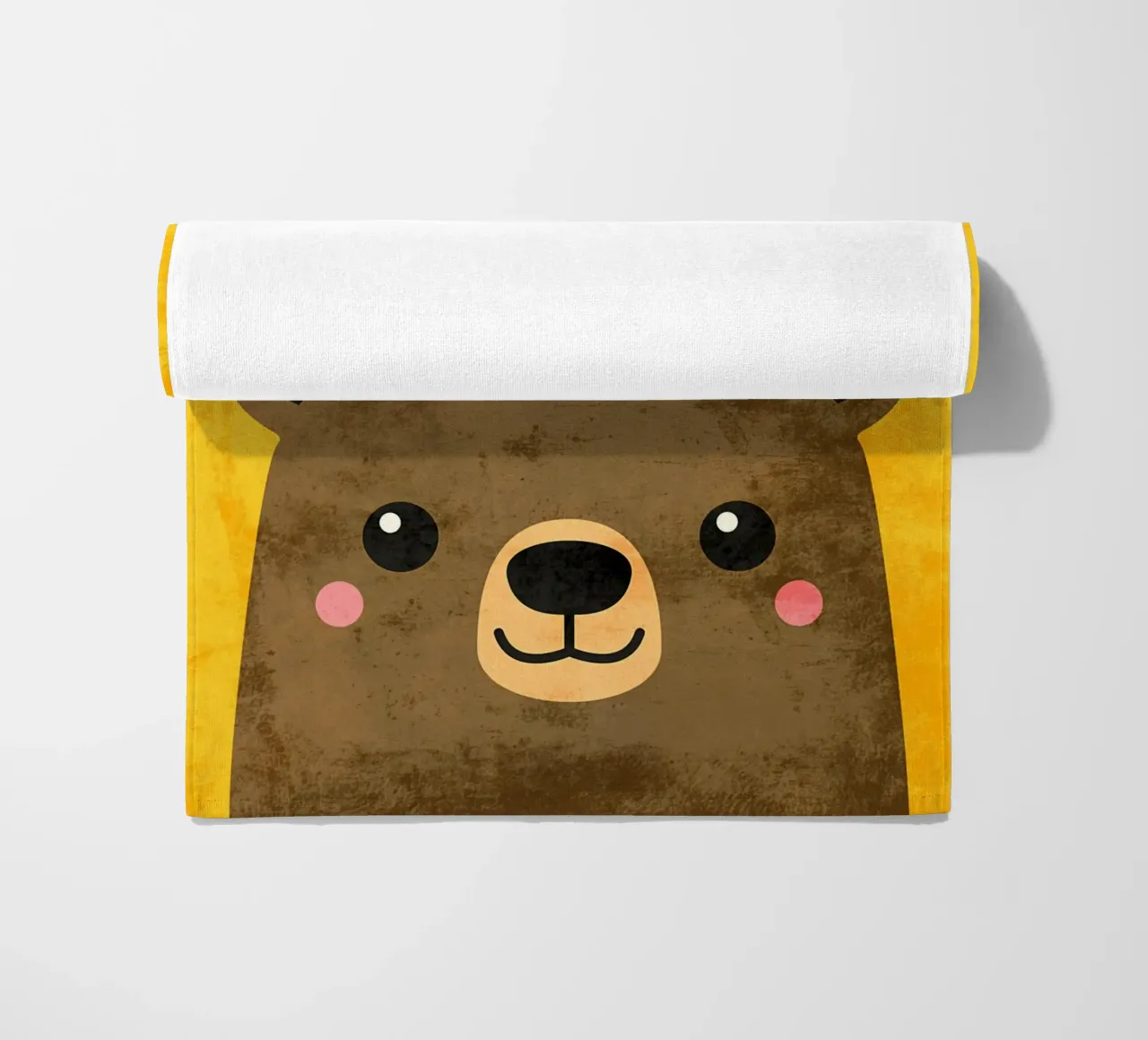 Orso dei cartoni animati telo mare da DavisStudio