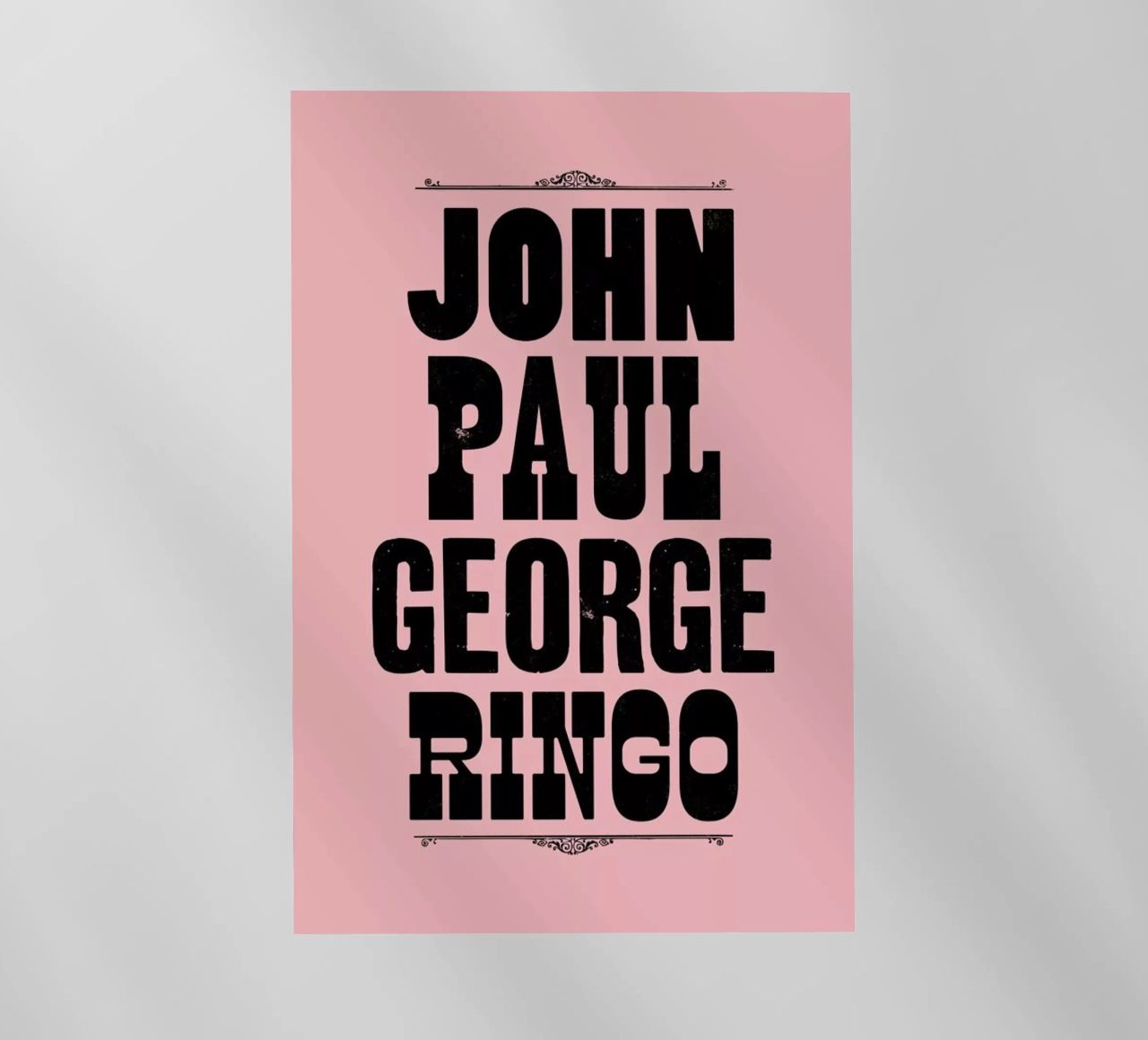 JOHN PAUL GEORGE & RINGO pellicola backlit da The Indoor Type