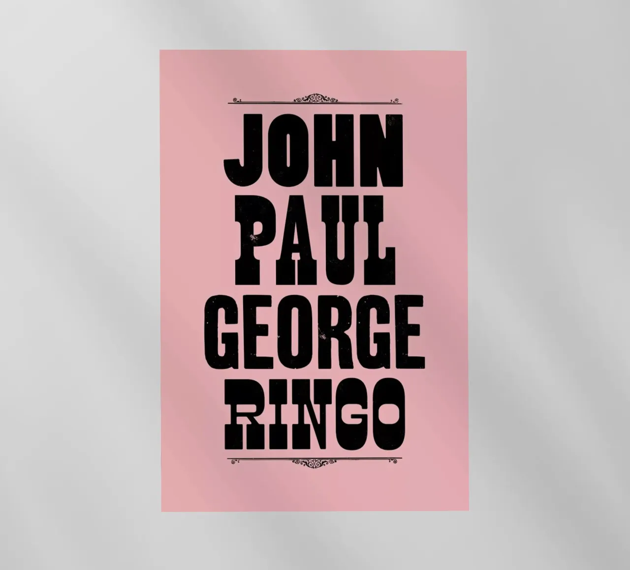 JOHN PAUL GEORGE & RINGO pellicola backlit da The Indoor Type