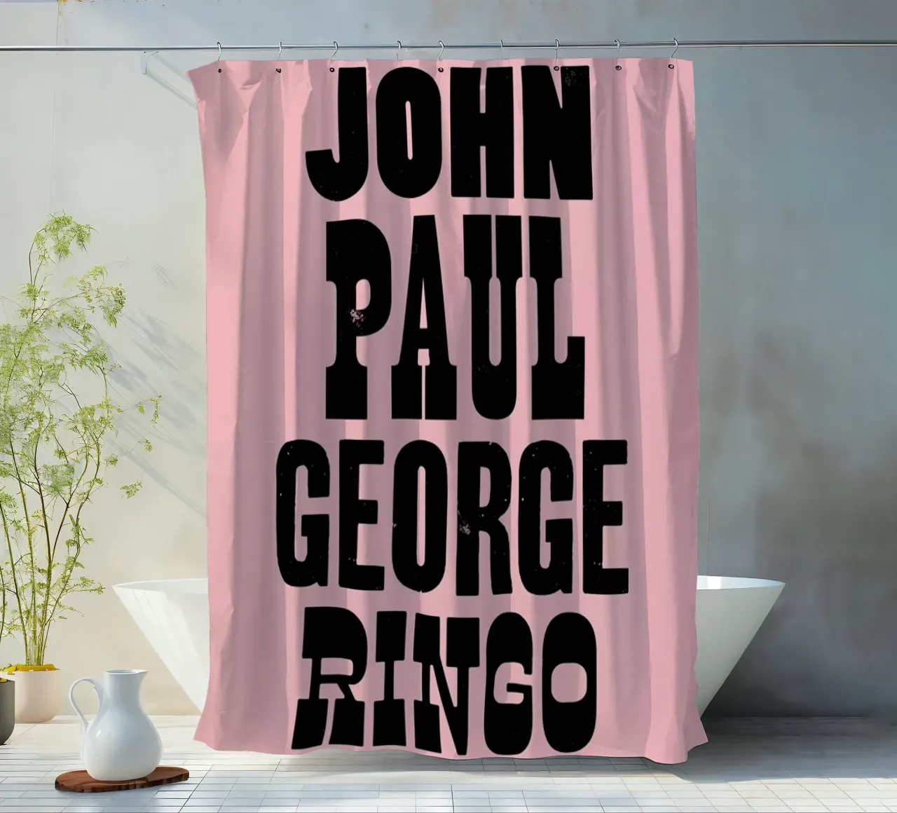 JOHN PAUL GEORGE & RINGO Duschvorhang von The Indoor Type
