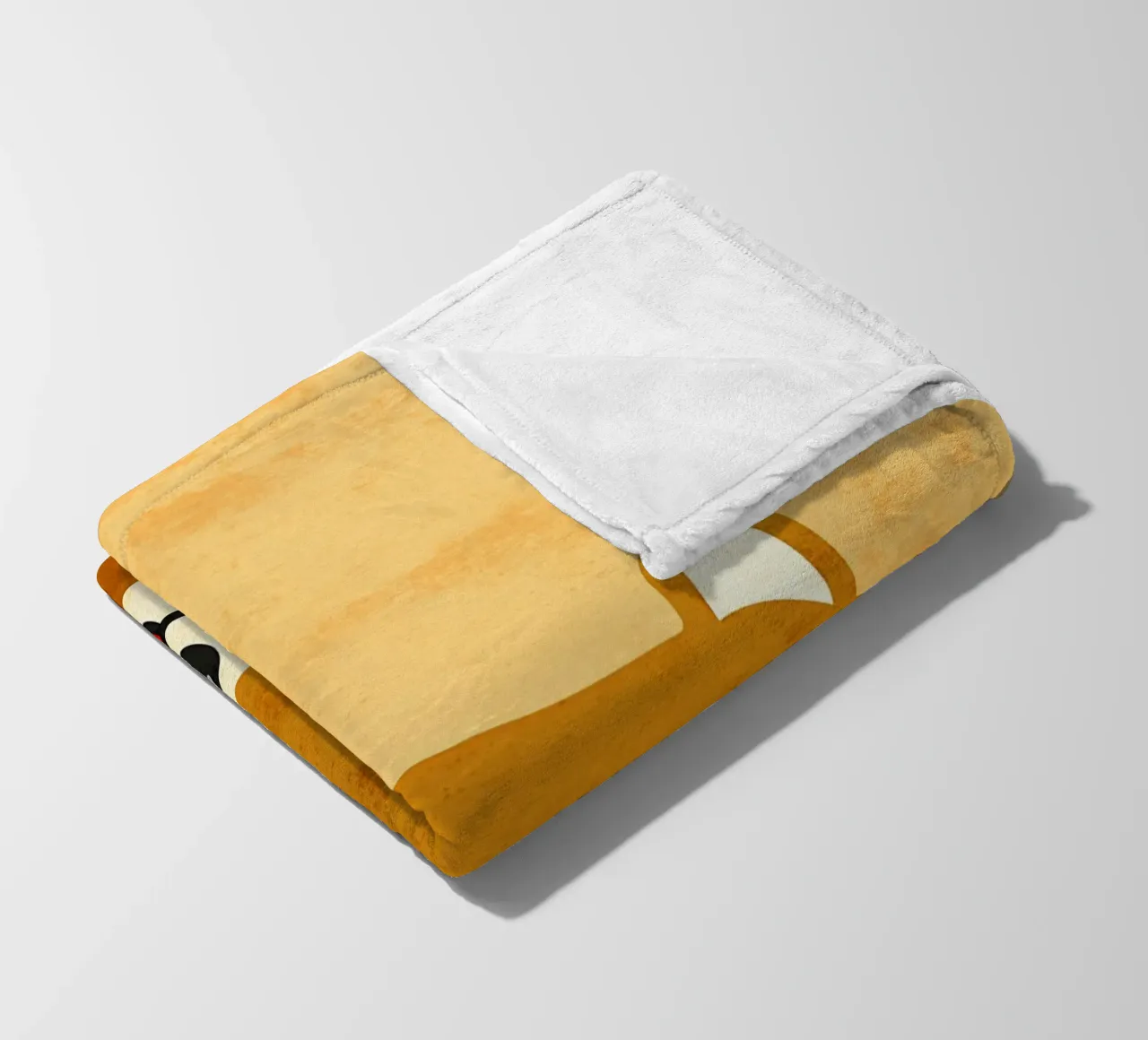 Volpe dei cartoni animati coperta in pile da DavisStudio