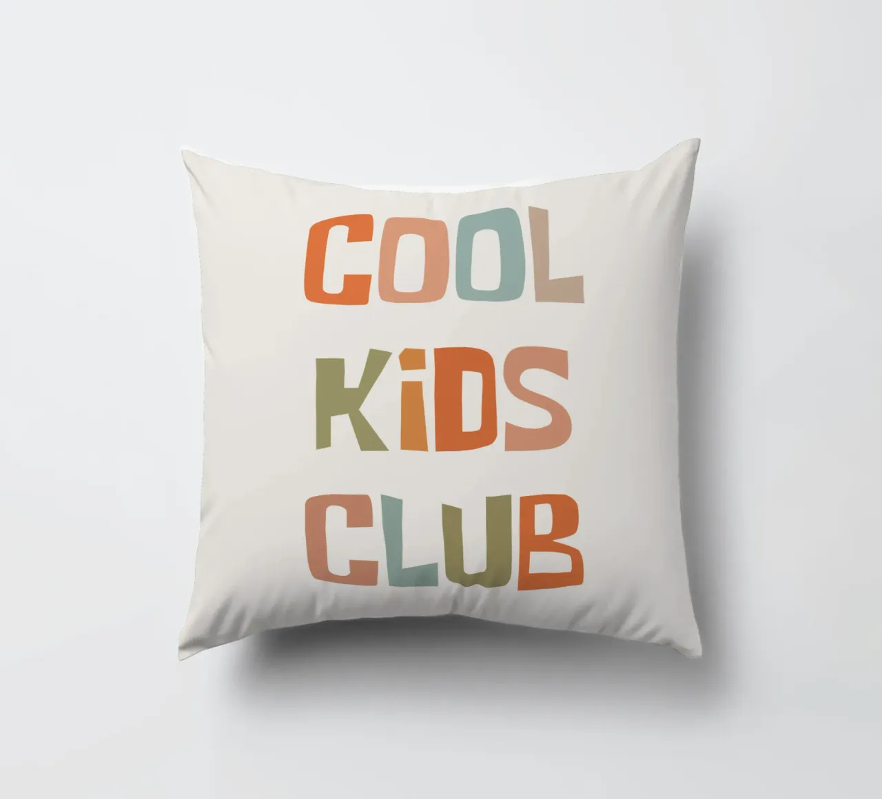 Club dei bambini cool cuscino da Vintagrafica