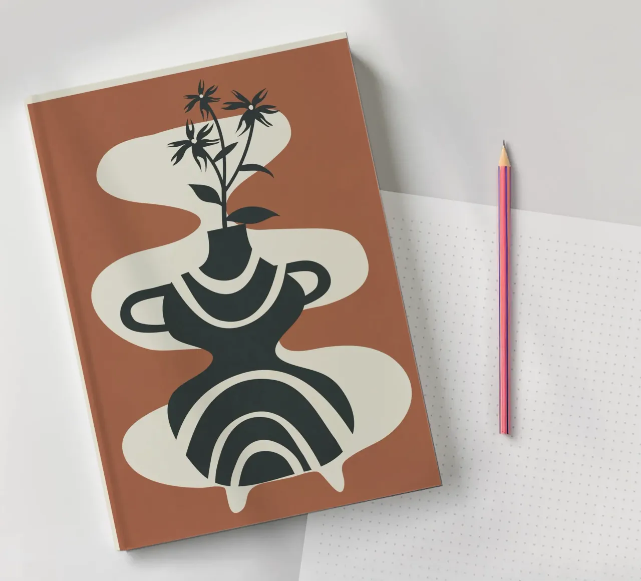 Vase of Tranquility 7 notebook by Nadjaa