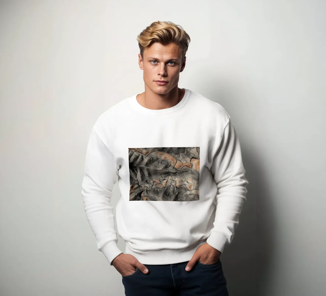 earth geological formations sweatshirt by Earthly Visions