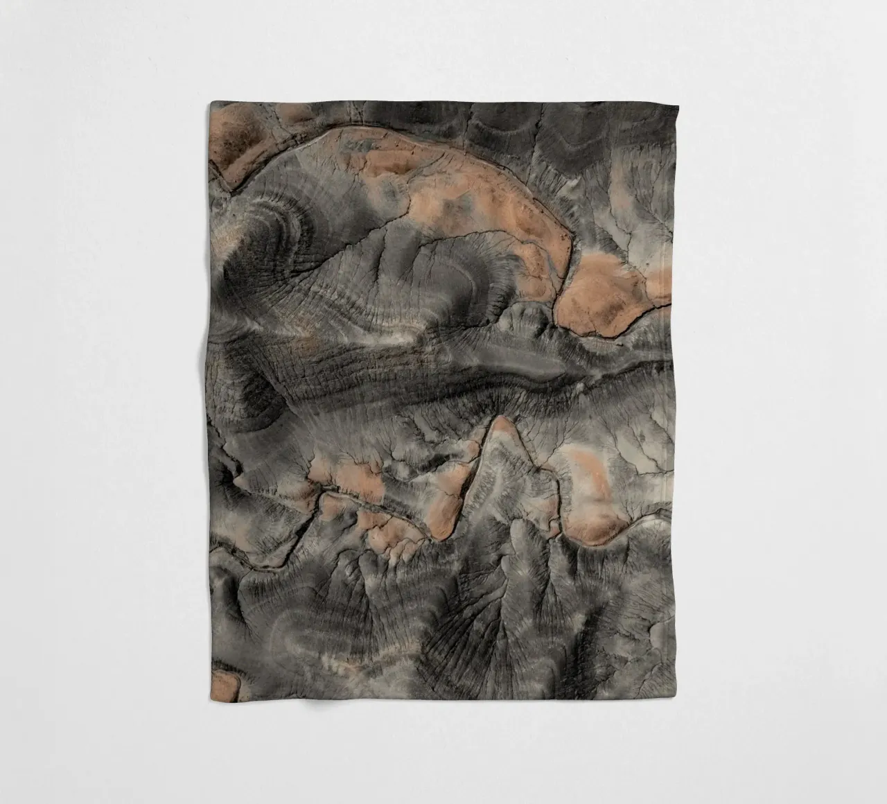 earth geological formations fleece blanket by Earthly Visions