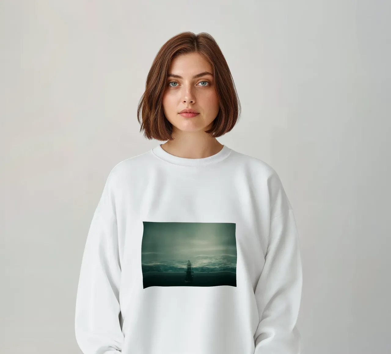 nave oceano felpa da Earthly Visions