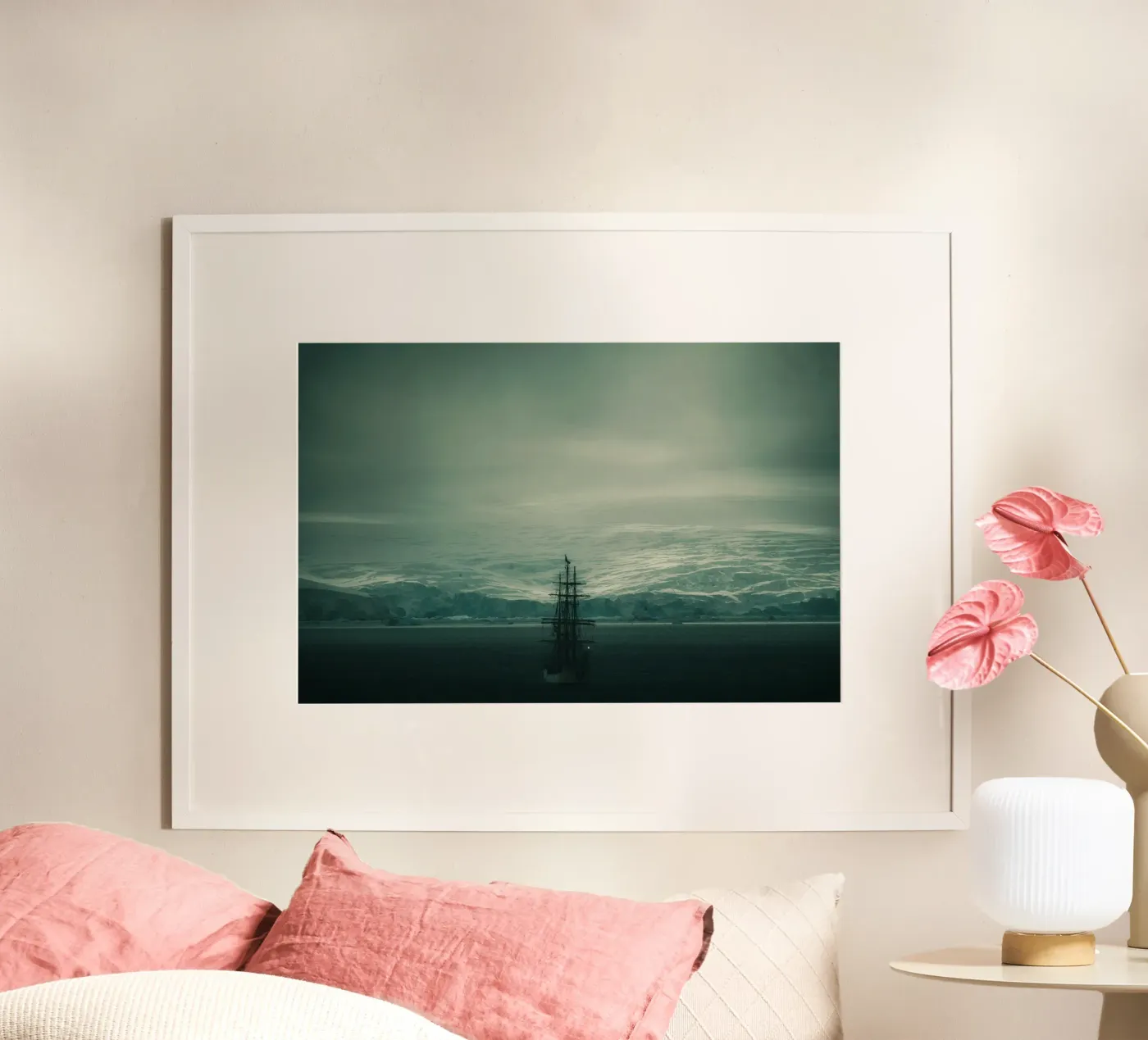 ship ocean poster by Earthly Visions