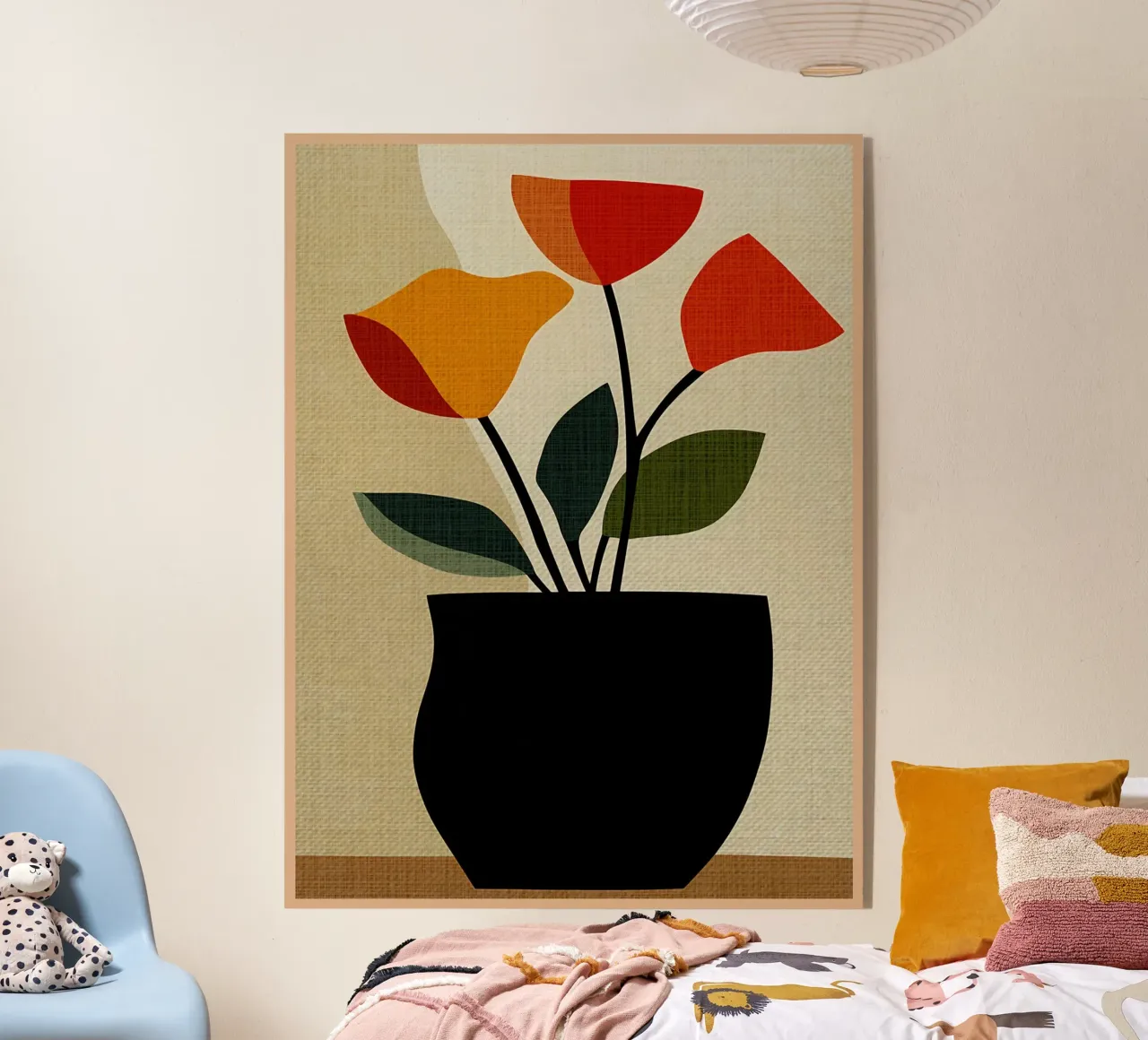 Vaso di fiori astratto minimalista plexiglass da CourtneyStudio