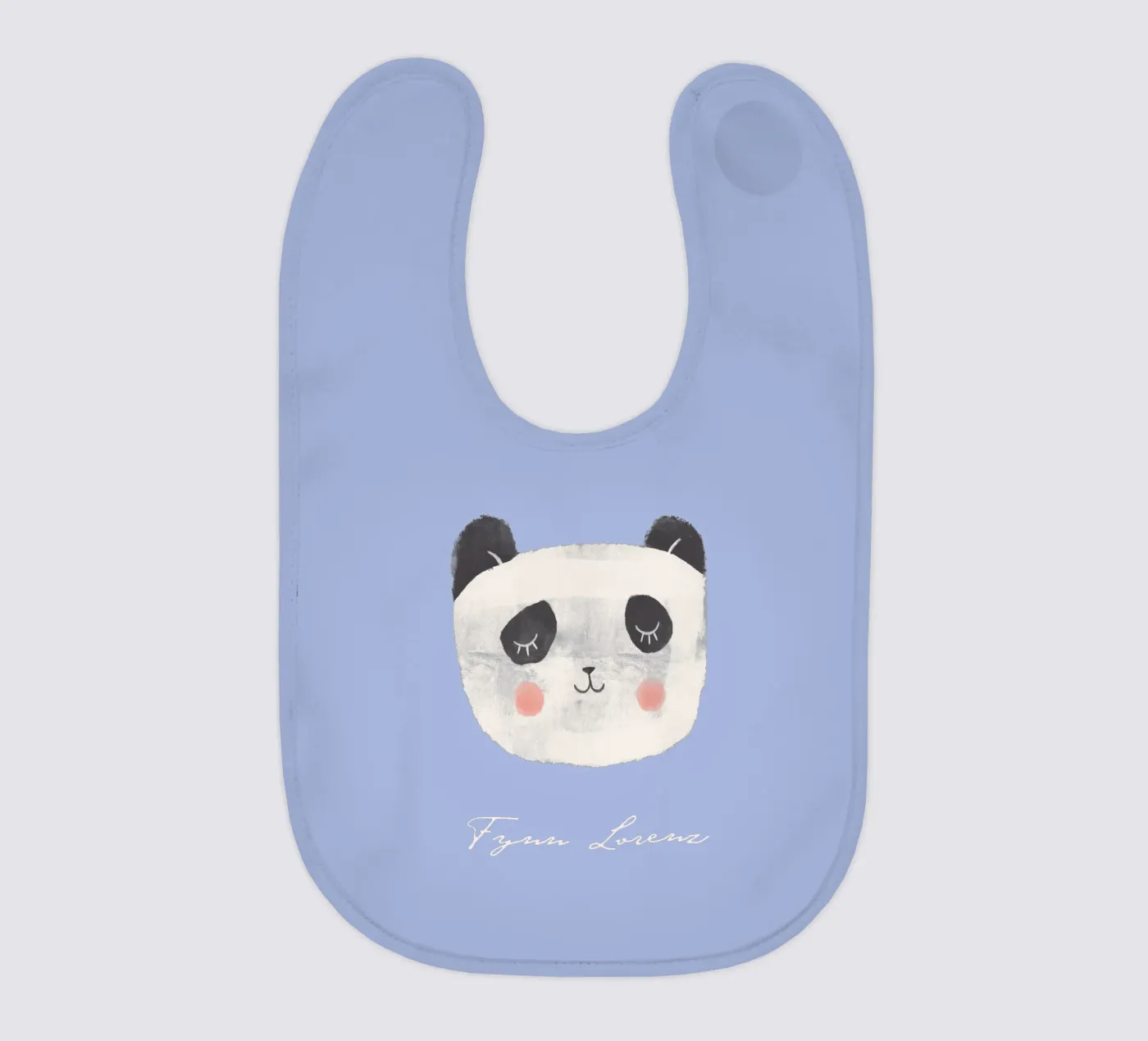 Panda baby bib by mymia