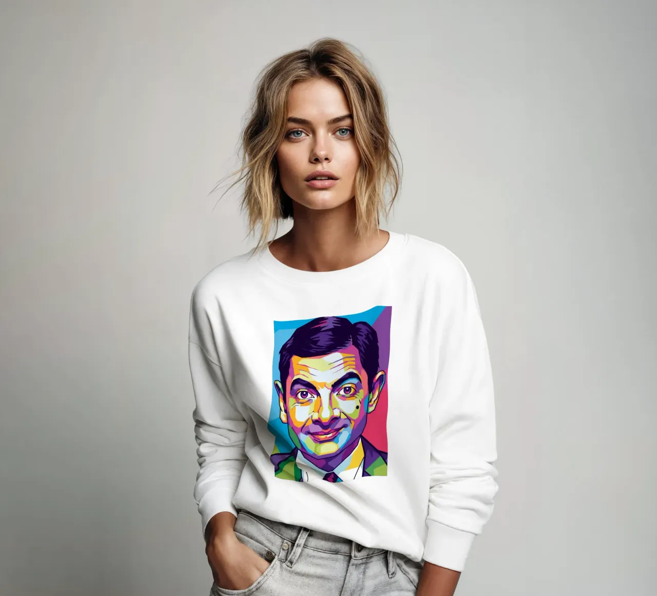 Mr. Bean iconic style felpa da Hantamrata