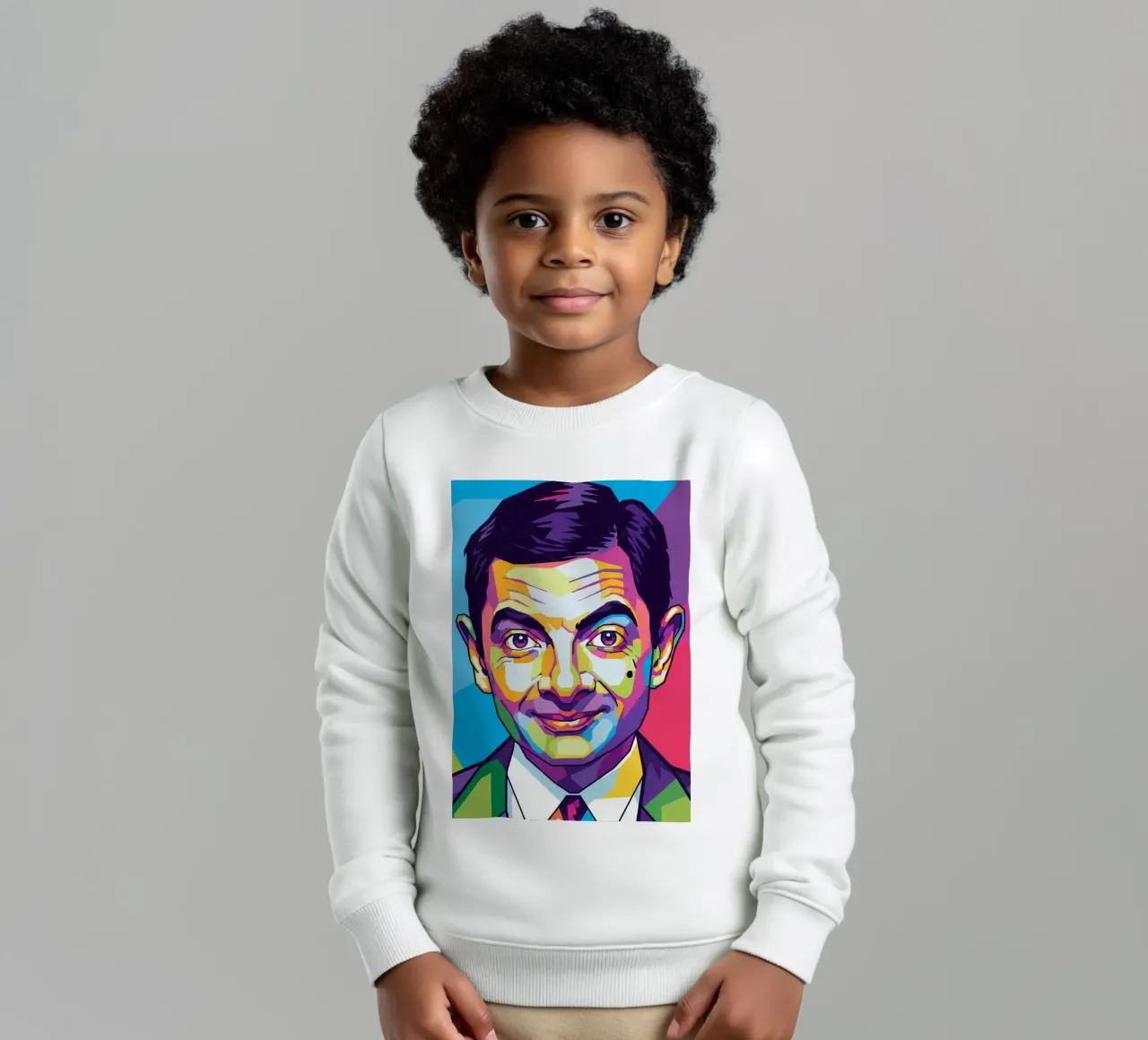 Mr. Bean iconic style felpa bambino da Hantamrata
