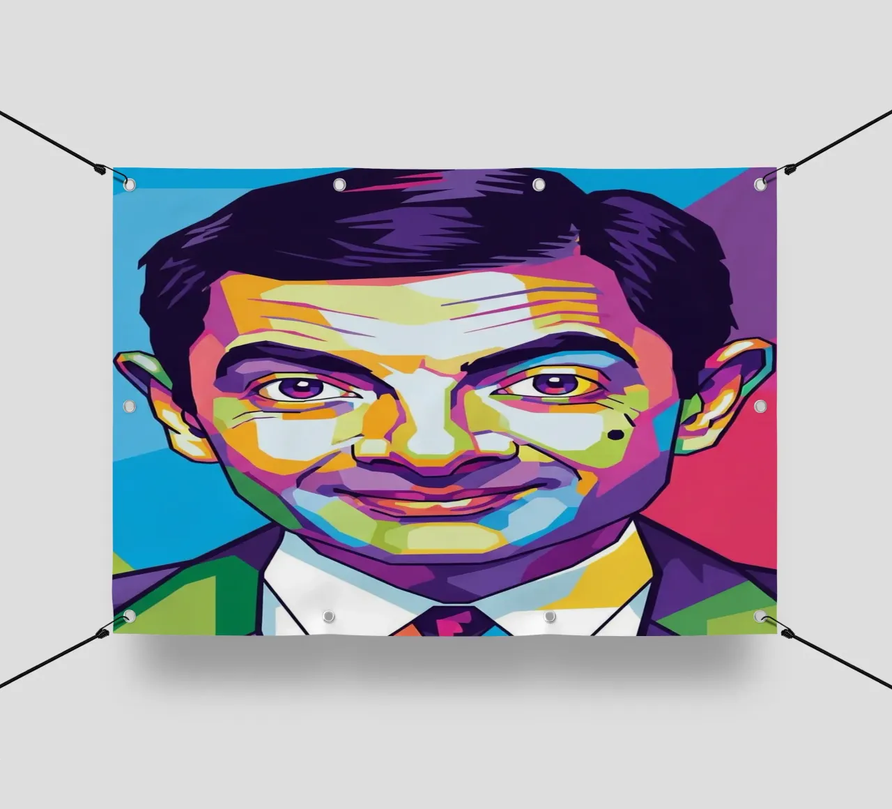 Mr. Bean iconic style telo in pvc da Hantamrata