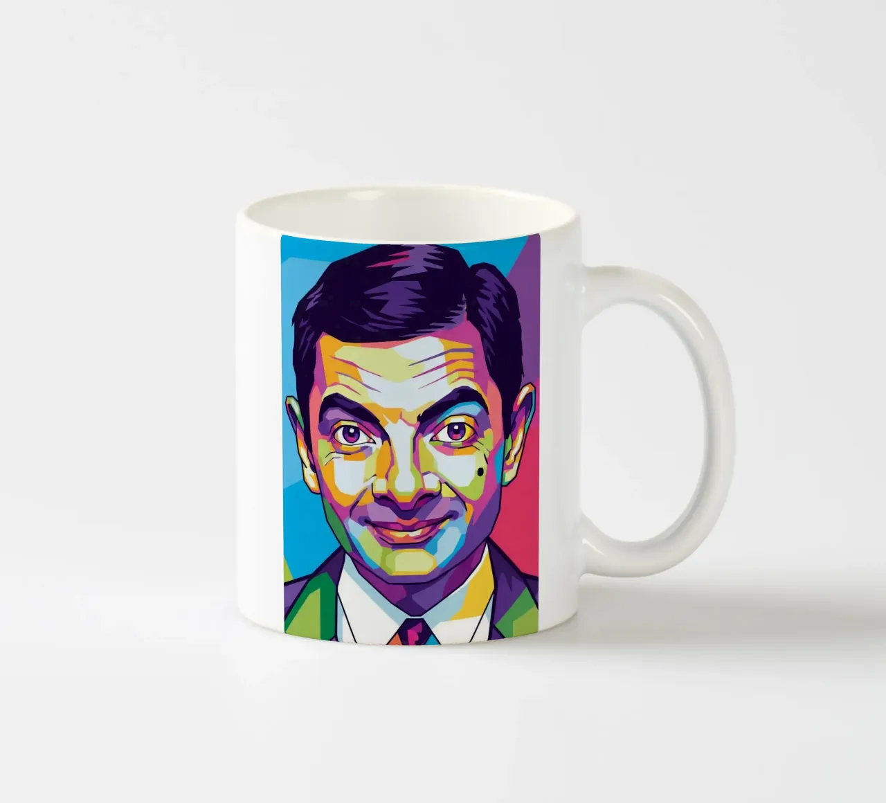 Mr. Bean iconic style tazza in ceramica da Hantamrata