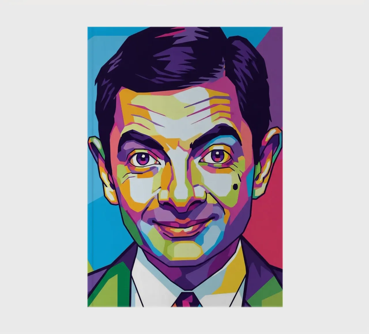 Mr. Bean iconic style notebook by Hantamrata