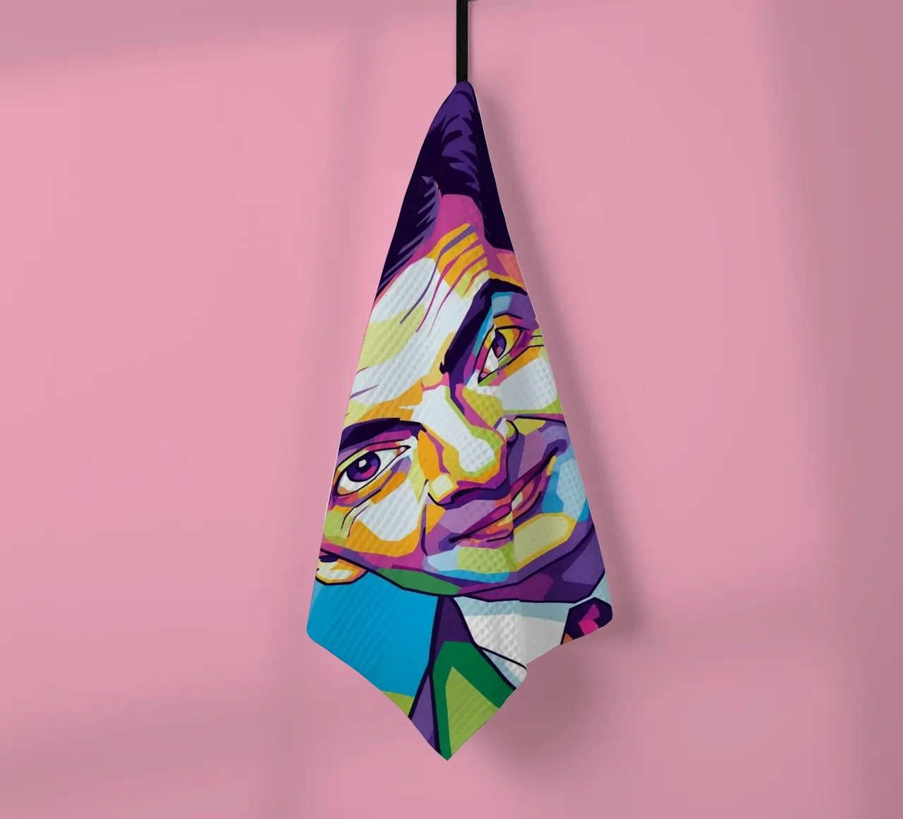 Mr. Bean iconic style tea towel by Hantamrata