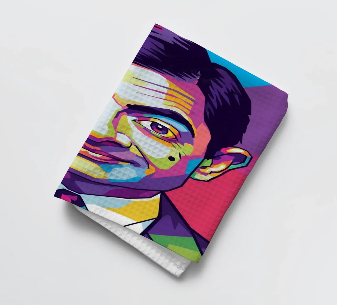 Mr. Bean iconic style tea towel by Hantamrata