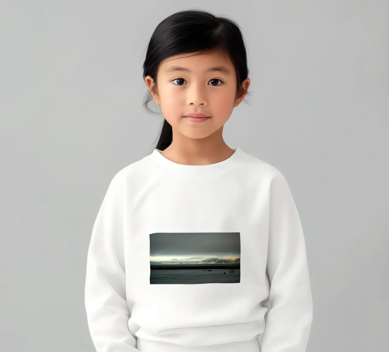 molo oceanico felpa bambino da Earthly Visions