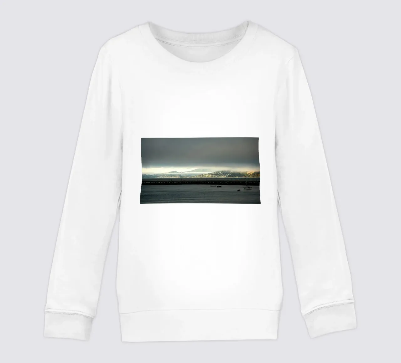 molo oceanico felpa bambino da Earthly Visions