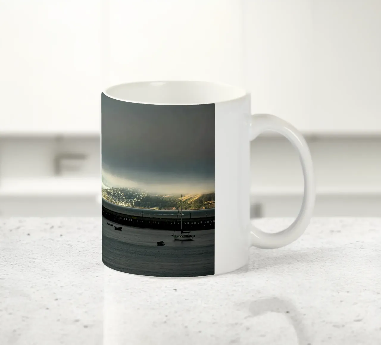 molo oceanico tazza in ceramica da Earthly Visions