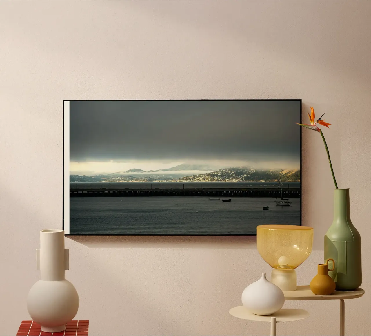 ocean pier acrylic glass by Earthly Visions
