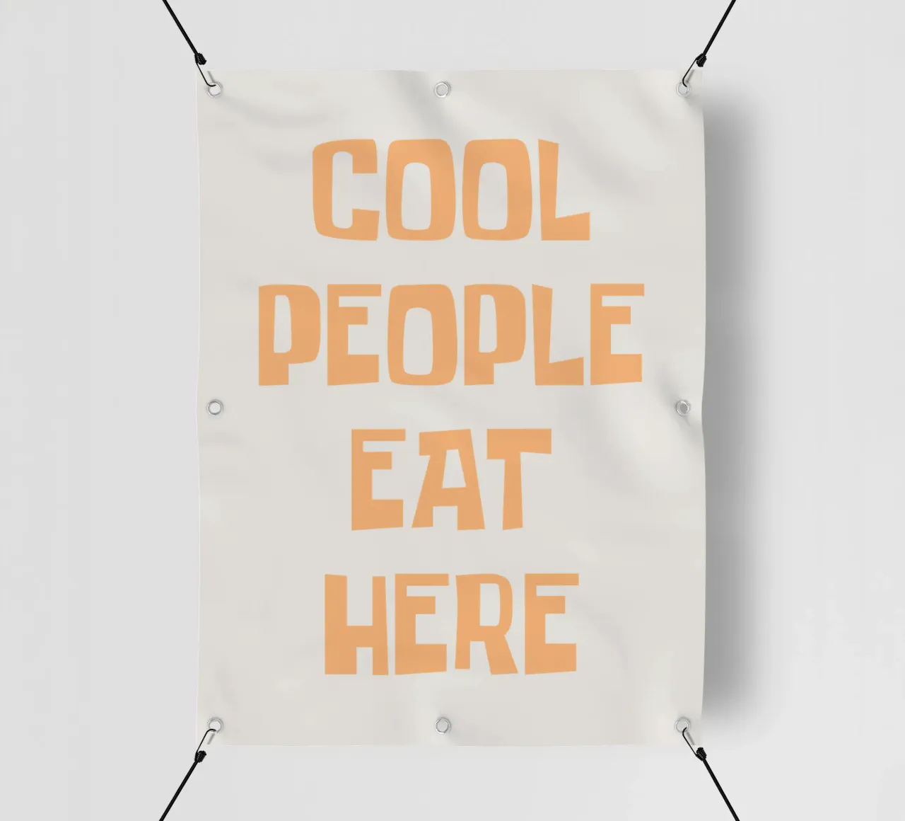 Qui mangiano le persone fighe telo in pvc da Vintagrafica