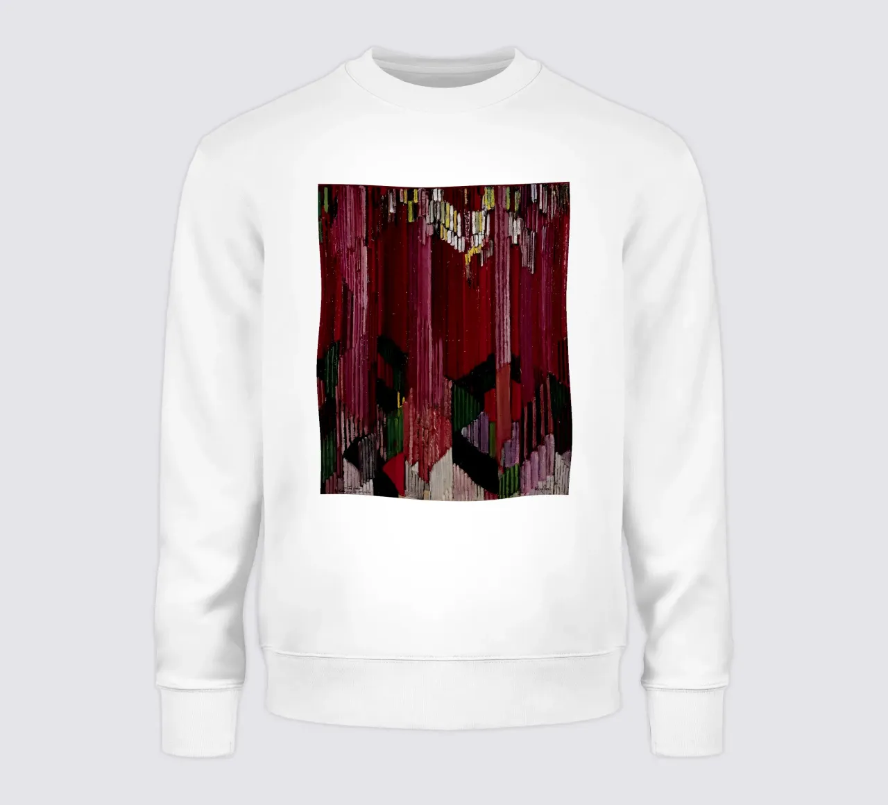 Study for the language of vertical lines, 1919 sweatshirt by martina