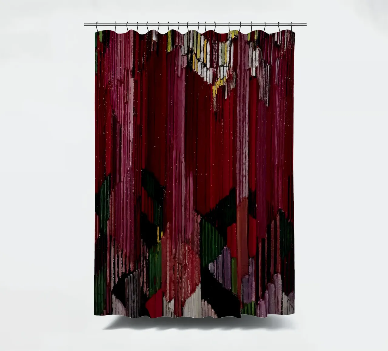 Study for the language of vertical lines, 1919 shower curtain by martina
