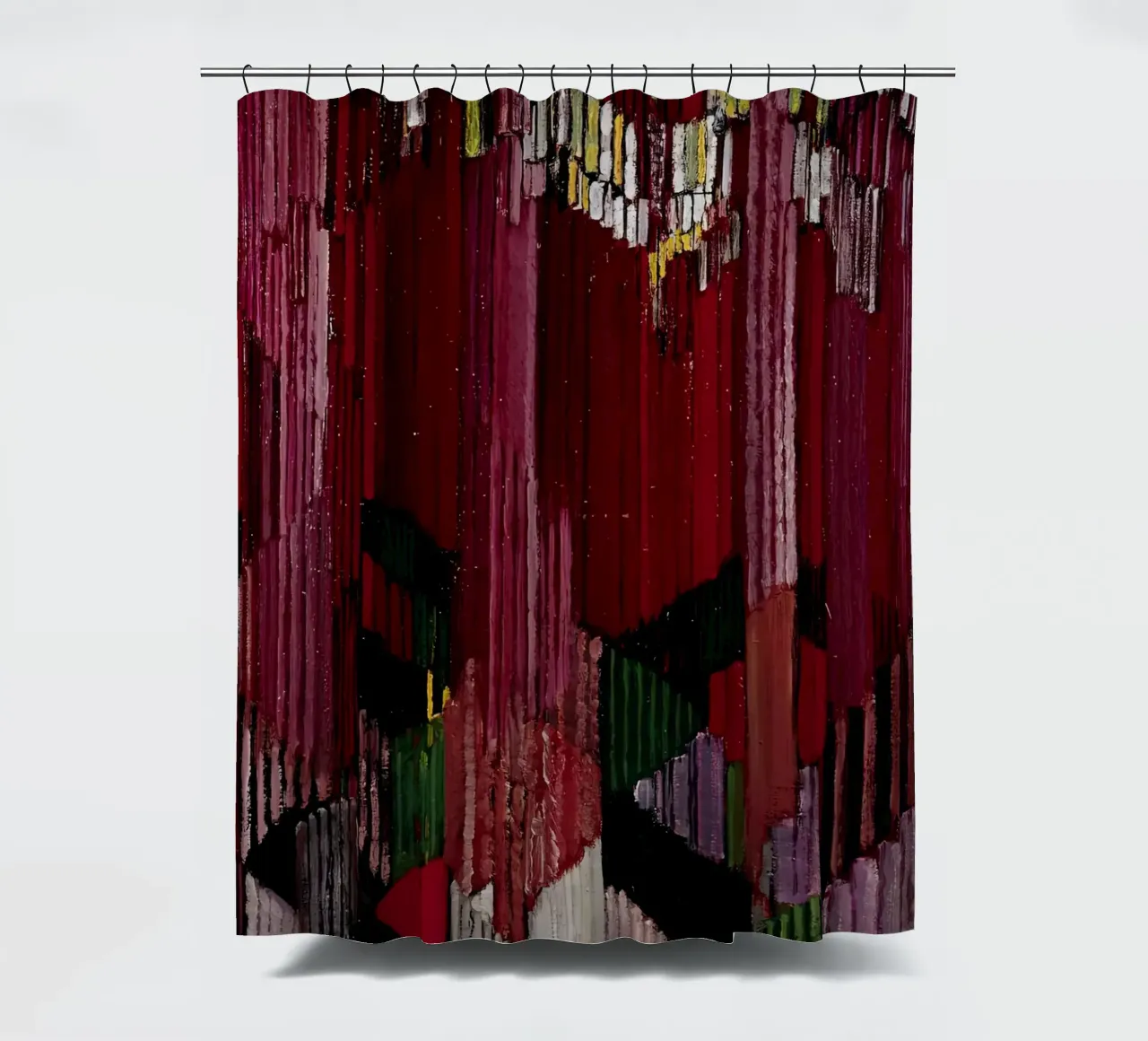 Study for the language of vertical lines, 1919 shower curtain by martina