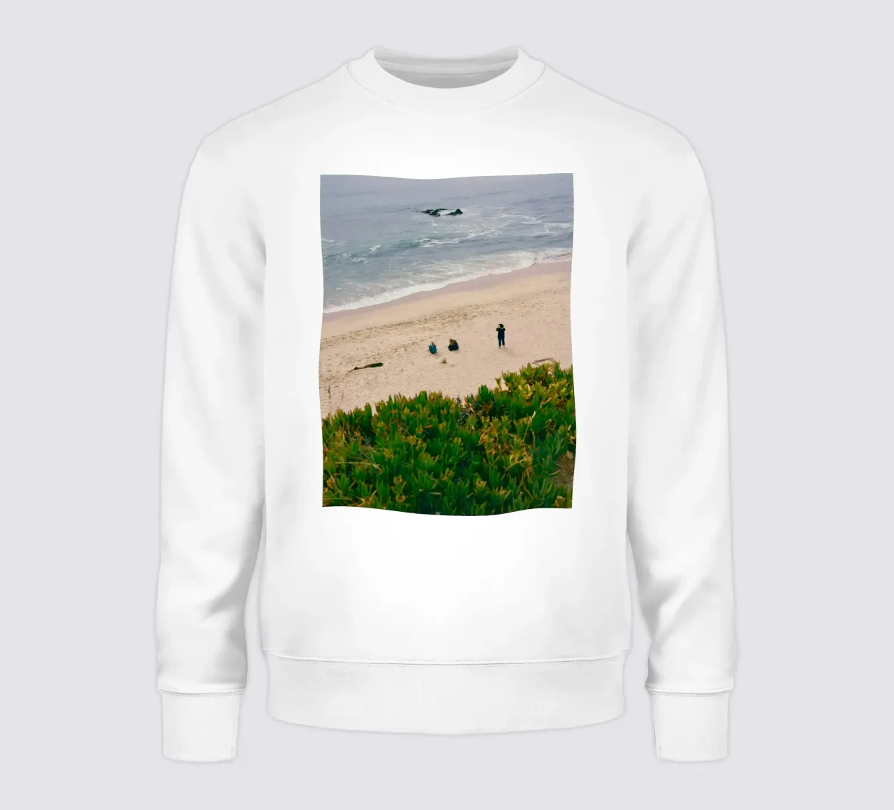 beach ocean sweatshirt by Earthly Visions