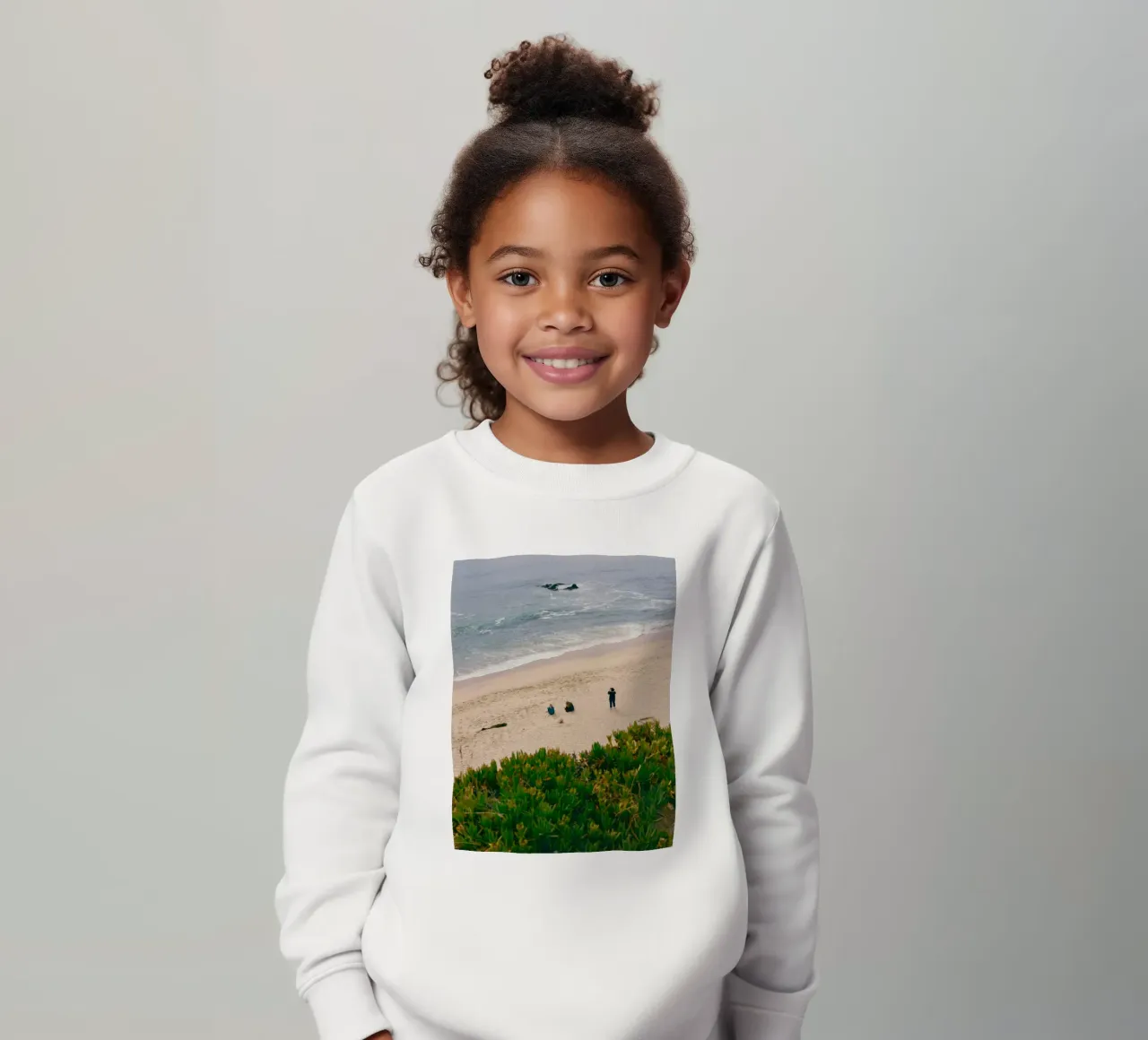 beach ocean kids sweatshirt by Earthly Visions