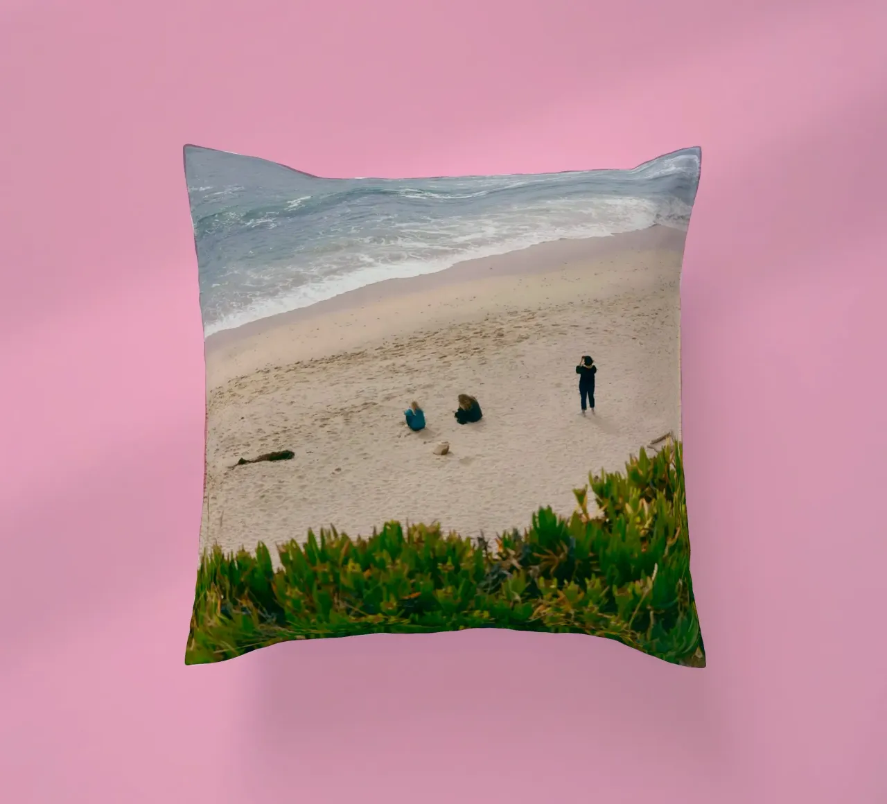 spiaggia oceano cuscino da Earthly Visions