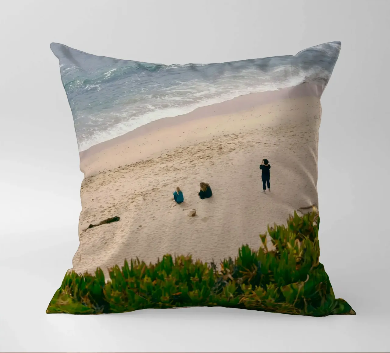 spiaggia oceano cuscino da Earthly Visions