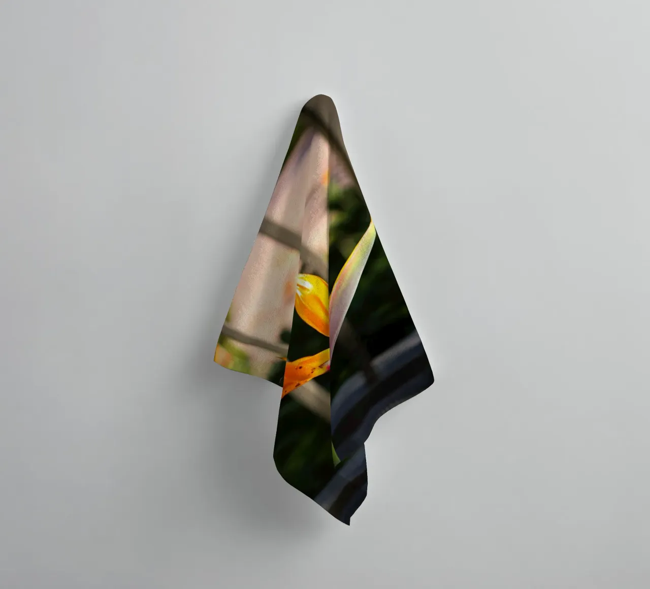 bird of paradise flower towel by Earthly Visions