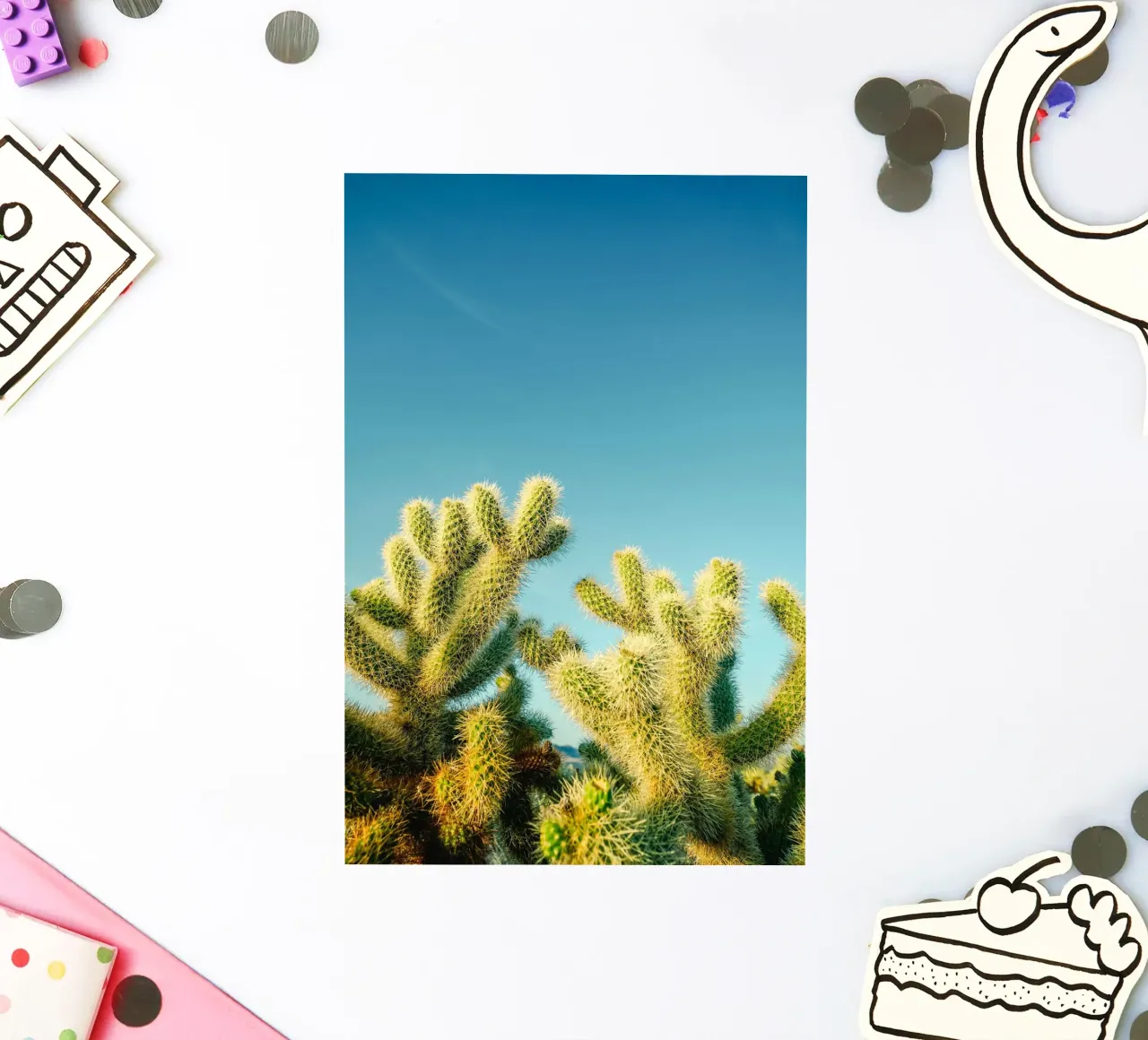 cactus desert sticker by Earthly Visions