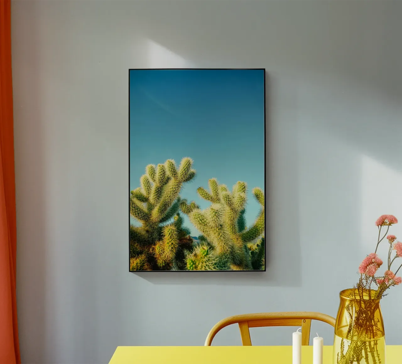 cactus desert acrylic glass by Earthly Visions