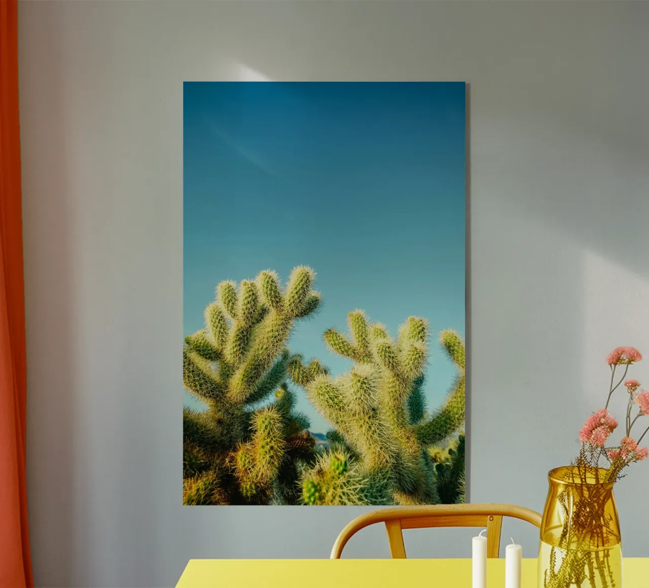 cactus desert acrylic glass by Earthly Visions