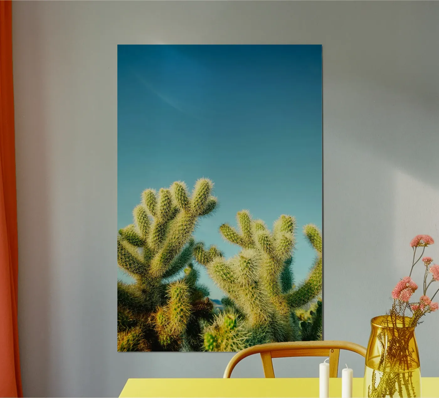 cactuswoestijn poster van Earthly Visions