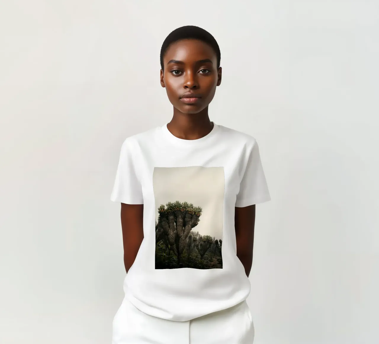 alieno arido t-shirt da Earthly Visions