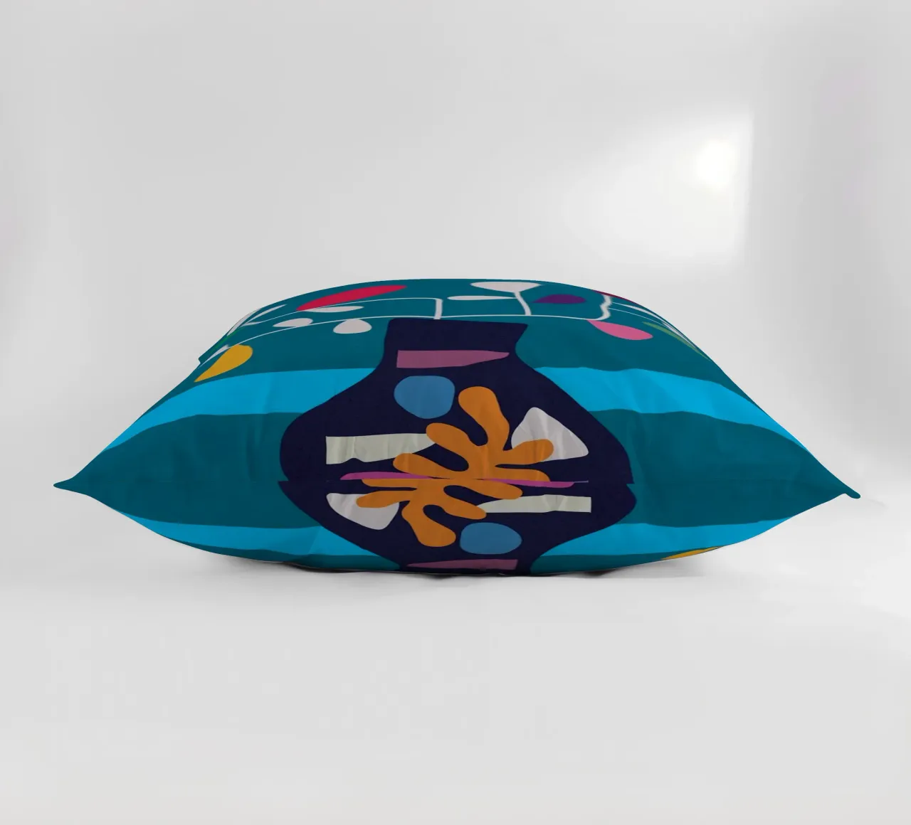 Vase of Vibrance 3 decorative cushion by Nadjaa