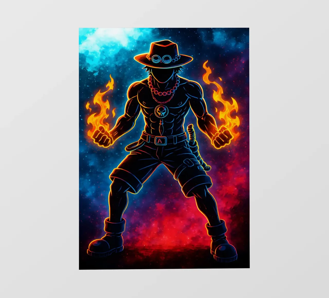 Soul Of One piece Portgas D. Ace telo in pvc da DGSoulheroes