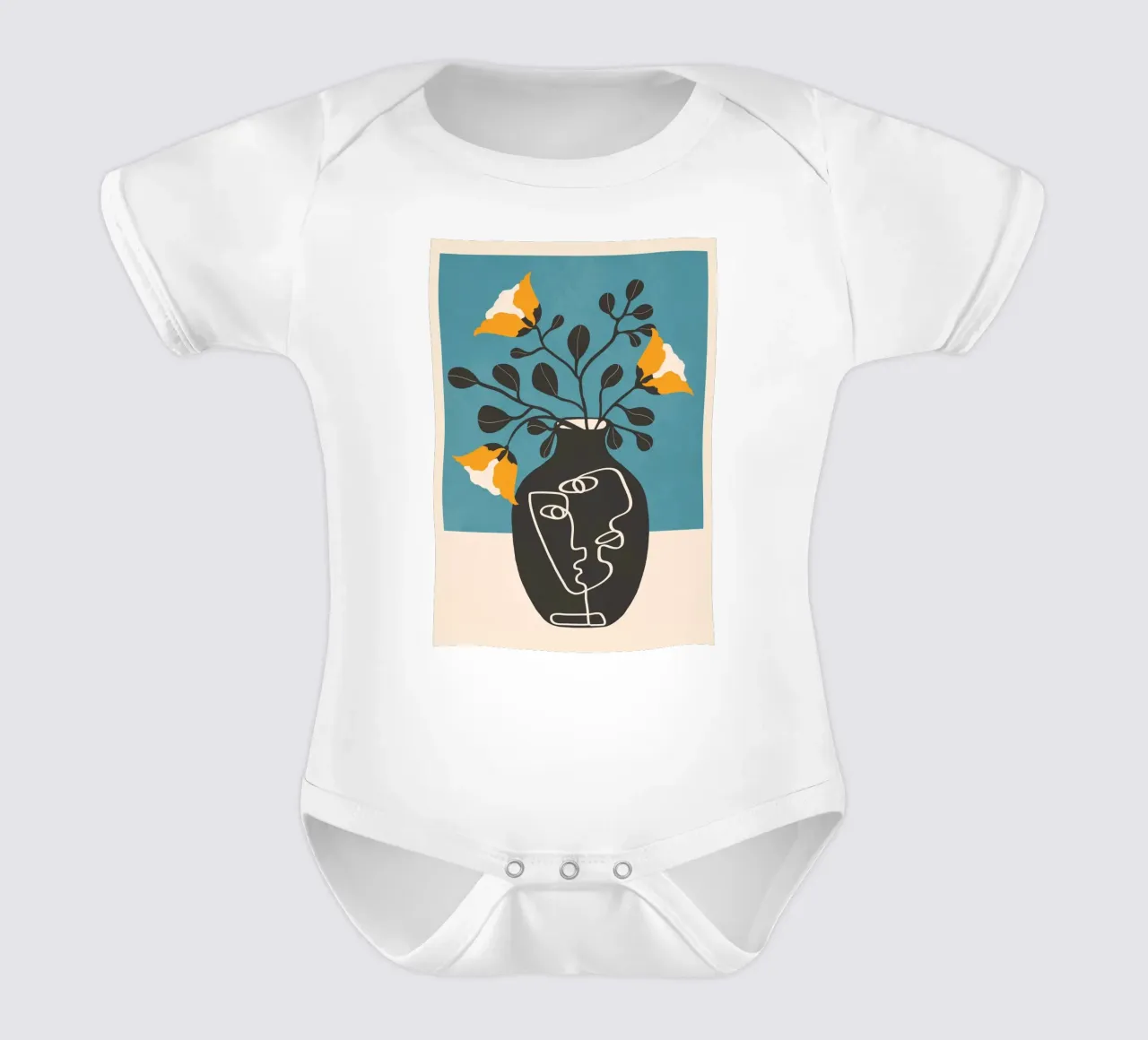 Whispers in Bloom 5 body neonato maniche corte da Nadjaa
