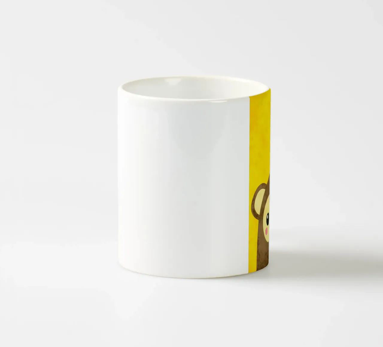 Scimmia dei cartoni animati tazza in ceramica da Paul Studio
