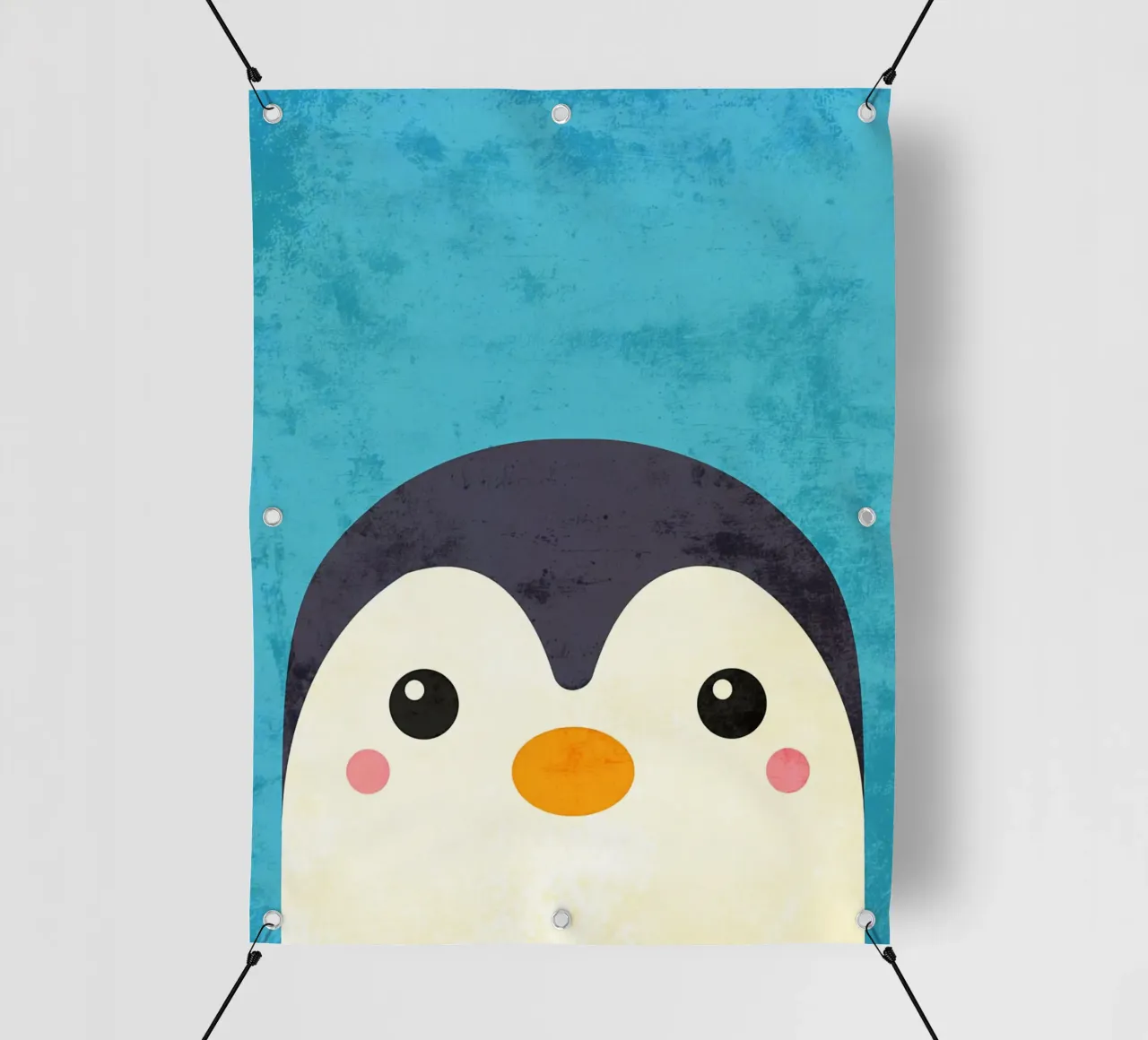 Il pinguino dei cartoni animati telo in pvc da Paul Studio