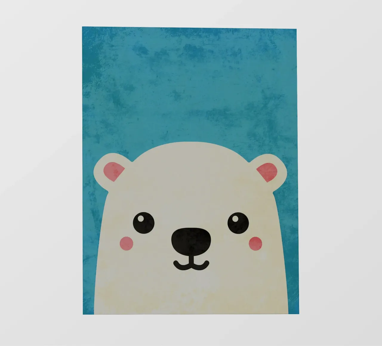 Orso polare a cartoni animati telo in pvc da Paul Studio